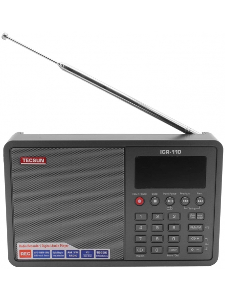 Цифровой радиоприемник с mp3 плеером Tecsun ICR-110 (export version) black