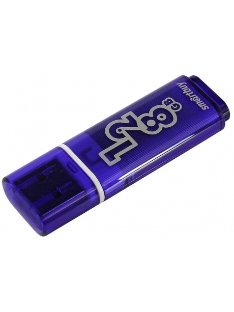 флешка USB 3.0 SmartBuy Glossy 3.0 128GB dark blue