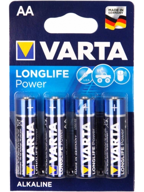 батарейки (4 шт.) Varta LR6/AA LONGLIFE Power-4BL 