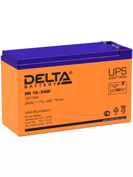 аккумулятор для ИБП Delta HR 12-34W 