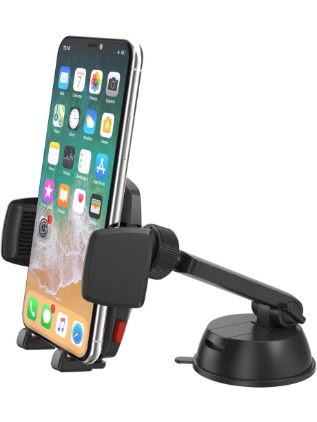 Держатель для смартфона в кожаном чехле Arroys Dash Max Auto black