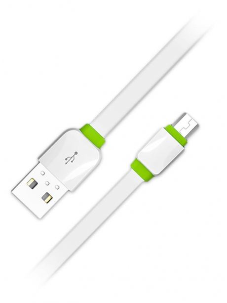 кабель передачи данных EMY MY-445 micro USB white