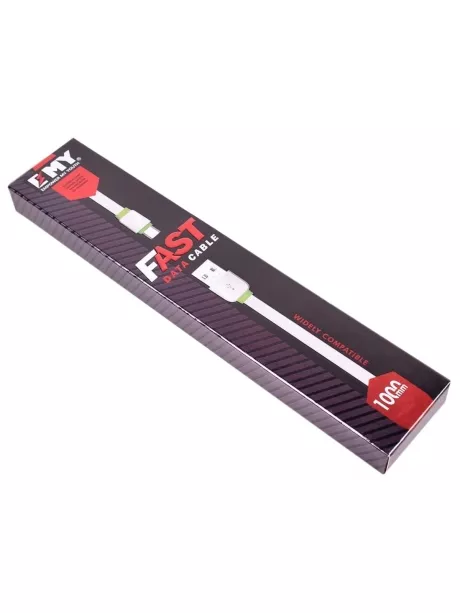 кабель передачи данных EMY MY-445 micro USB white
