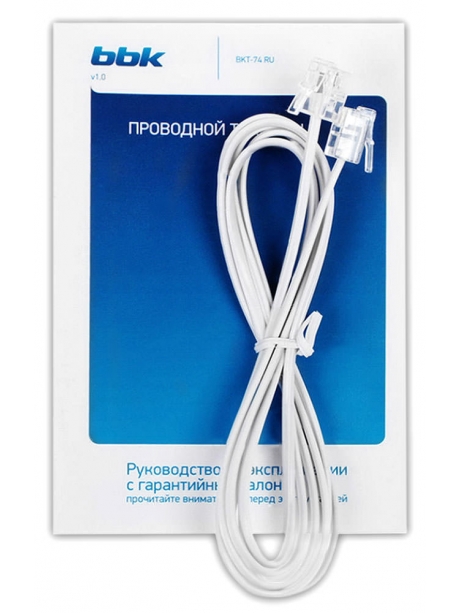 телефонный аппарат BBK BKT-74 белый