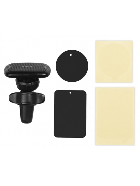 магнитный держатель на воздуховод Hoco CA65 Sagittarius series air outlet magnetic car holder black