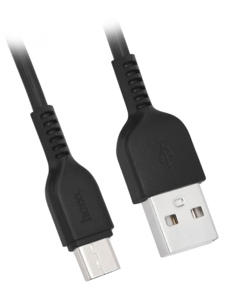кабель передачи данных Hoco X20 Flash micro 1m black