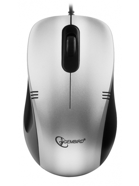 проводная мышь Gembird MOP-100 silver