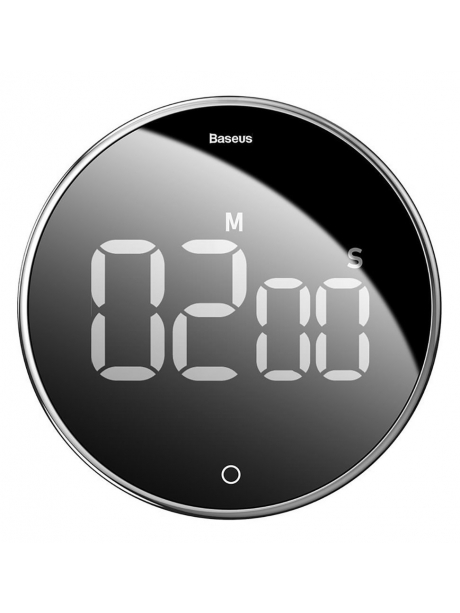 цифровой таймер на магните Baseus Heyo rotation countdown timer black