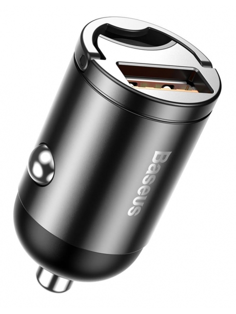 автомобильное зарядное устройство Baseus Tiny Star Mini Quick Charge Car Charger USB Port 30W gray