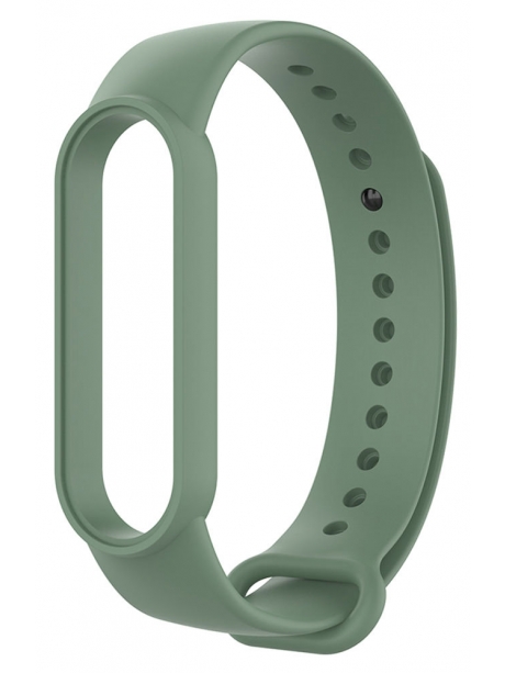 силиконовый ремешок Xiaomi для Mi Band 5 светло-зеленый