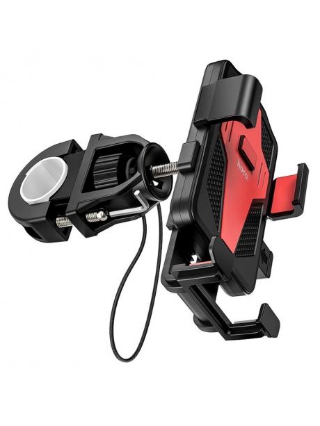 держатель на руль велосипеда Hoco CA73 Flying one-touch bicycle and motorcycle universal holder black &amp; red