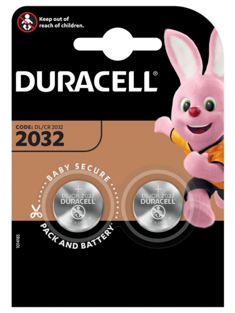 батарейка (2 шт) Duracell CR2032-2BL 