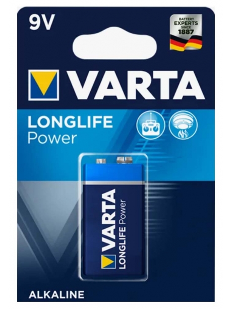 батарейка Varta 6LR61/Крона LONGLIFE Power-1BL 