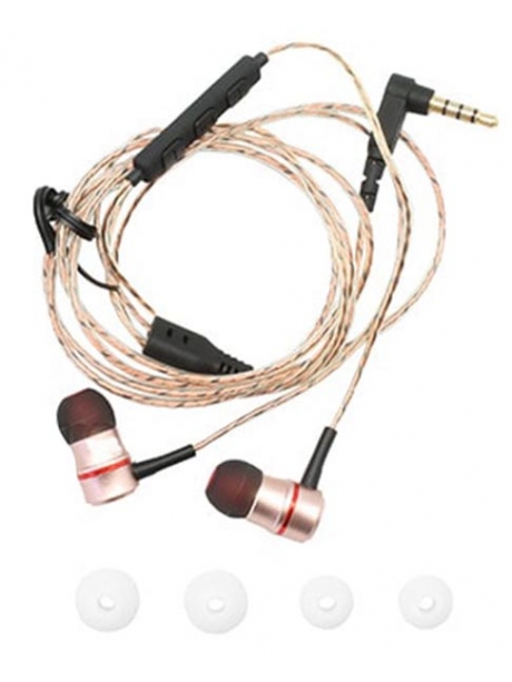 наушники с микрофоном Accutone Lyra rose gold