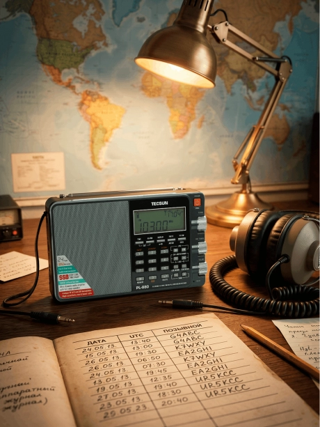 всеволновый цифровой радиоприемник Tecsun PL-880 (export version) black