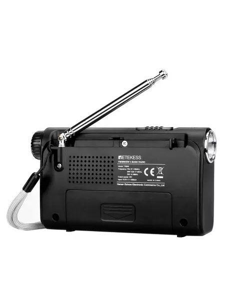 портативный цифровой радиоприемник Retekess TR605 black