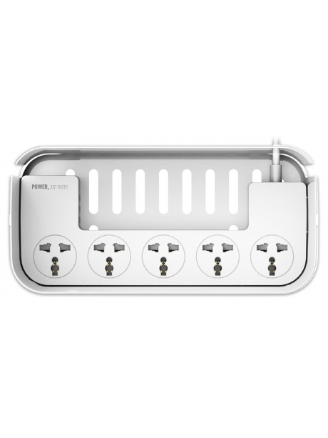 сетевой фильтр удлинитель LDNIO SC5309 3USB*5 розеток 2м white