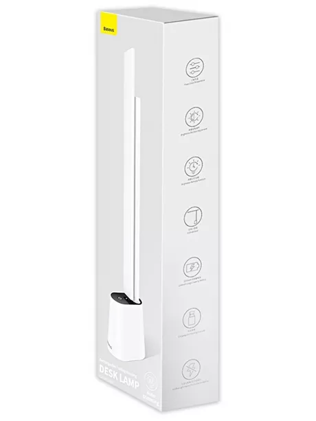 настольный аккумуляторный светильник Baseus Smart Eye Series Charging Folding Reading Desk Lamp (Smart Light) white