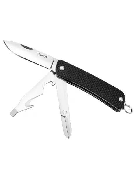 складной многофункциональный нож Ruike S31 black