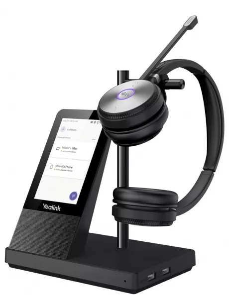 Профессиональная беспроводная DECT гарнитура Yealink WH66 Dual Teams 