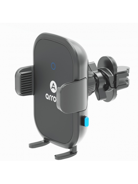 автомобильный держатель с беспроводной зарядкой Arroys Vent-W2 Auto 15W black