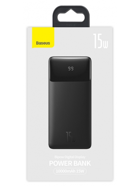 внешний аккумулятор Baseus Bipow Digital Display Power bank 10000mAh 15W black