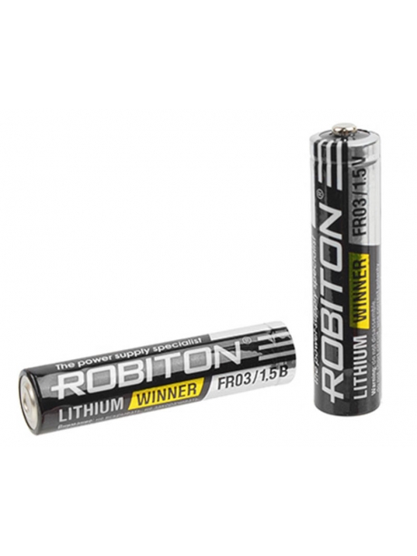 литиевые батарейки (4 шт.) Robiton WINNER R-FR03/AAA-BL4 