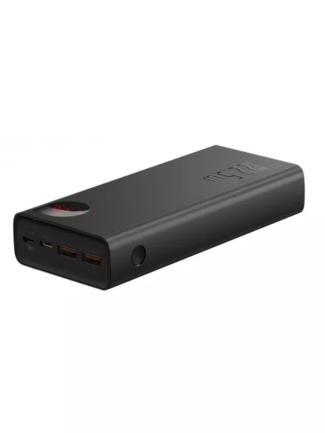 внешний аккумулятор Baseus Adaman Metal Digital Display QC Power Bank 22.5W 30000mAh tarnish