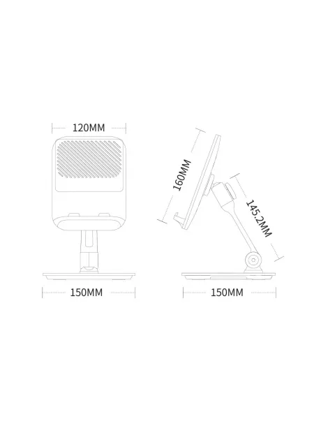 настольная подставка для планшета и смартфона Arroys TB-LD3 black