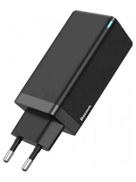 быстрая зарядка для смартфона и ноутбука Baseus GaN3 Pro Fast Charger 2C+U 65W black