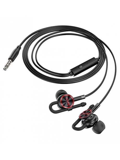 наушники с микрофоном для смартфона Hoco M84 Perfection universal earphones with mic black