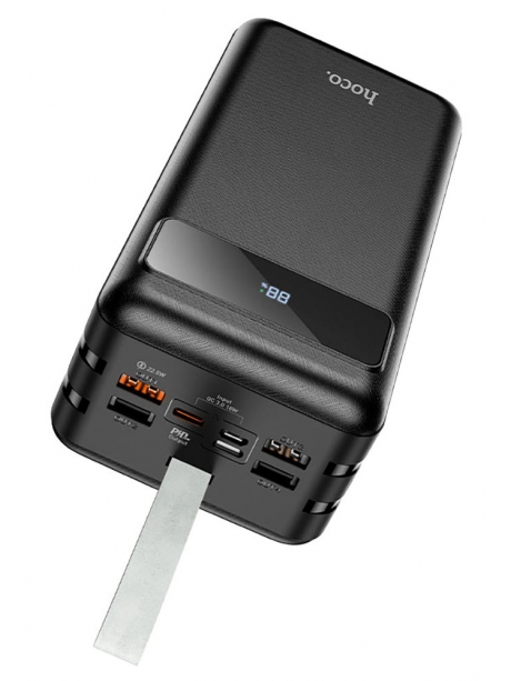 внешний аккумулятор со светильником Hoco J86B Electric 22.5W fully compatible power bank(60000mAh) black