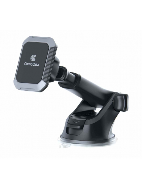 автомобильный держатель  с присоской и магнитом Comodata Dash M1 grey