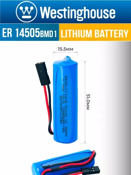 батарейки 3.6 В с коннектором Dupont 2,54 (BLS-2) Westinghouse ER 14505BMD1 (AA) connector 3шт. 