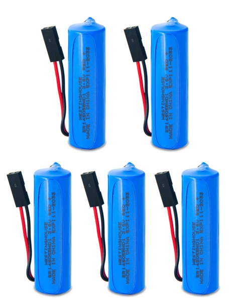 батарейки 3.6 В с коннектором Dupont 2,54 (BLS-2) Westinghouse ER 14505BMD1 (AA) connector 5шт. 