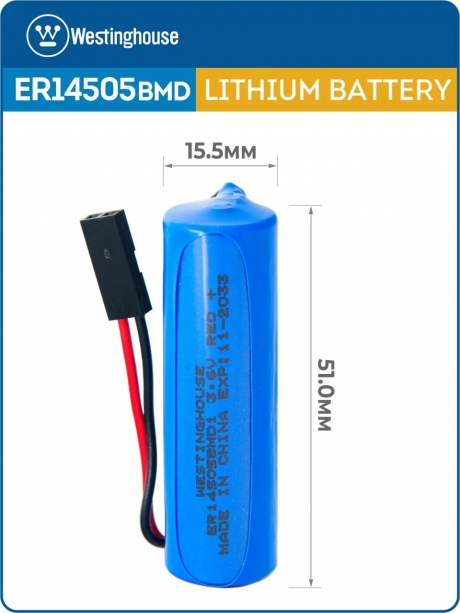 батарейки 3.6 В с коннектором Dupont 2,54 (BLS-2) Westinghouse ER 14505BMD1 (AA) connector 5шт. 