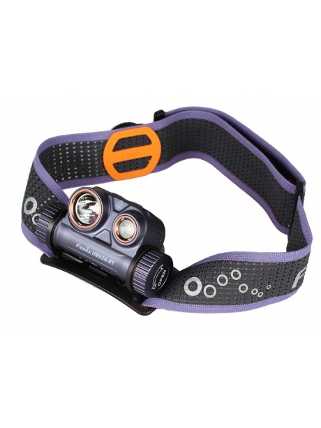 налобный фонарь Fenix HM65R-DT Dual LED dark purple