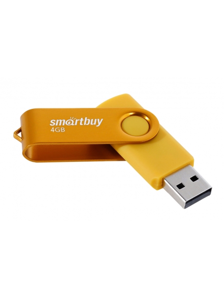 флешка USB SmartBuy Twist 4Gb yellow
