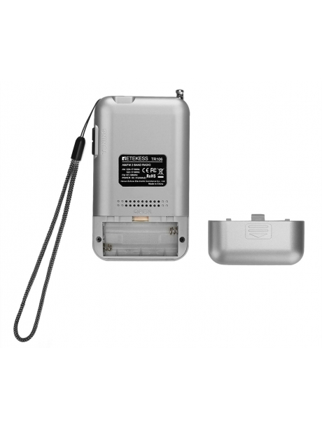 карманный цифровой радиоприемник Retekess TR106 silver