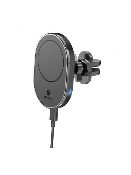 автомобильный держатель Arroys Vent-W4MS black
