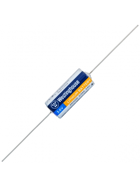 литиевые батарейки 3.6v Westinghouse ER 14335Y (2/3AA) axial wires 5шт. 