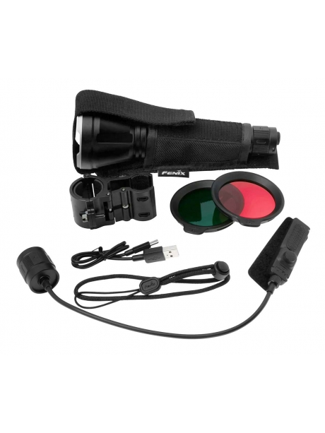 светодиодный фонарь Fenix HT18R комплект с креплением ALG-18 и тактической кнопкой AER-05 