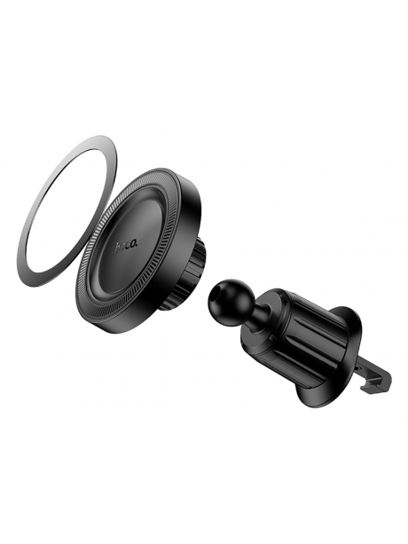 магнитный держатель для MagSafe Hoco H56 Show ring magnetic car holder (air outlet) black