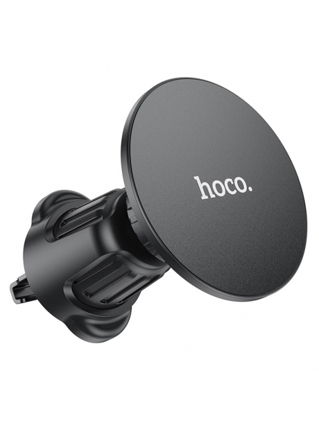 магнитный держатель MagSafe Hoco H12 Fine jade ring magnetic car holder (air outlet) black