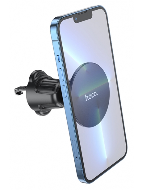 магнитный держатель MagSafe Hoco H12 Fine jade ring magnetic car holder (air outlet) black