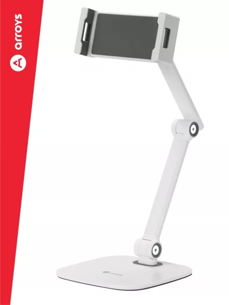 подставка настольная для планшета и смартфона Arroys TB-LU16 white