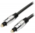 кабель оптический ATcom Toslink-Toslink 1.8м black silver