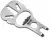 мультитул брелок NexTool Monster Mouth KT5010B silver