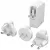 зарядное устройство для путешествий EMY MY-A501Q QC3.0 + кабель USB - micro USB white