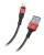 кабель передачи данных Hoco X26 Xpress lightning 1m black &amp; red